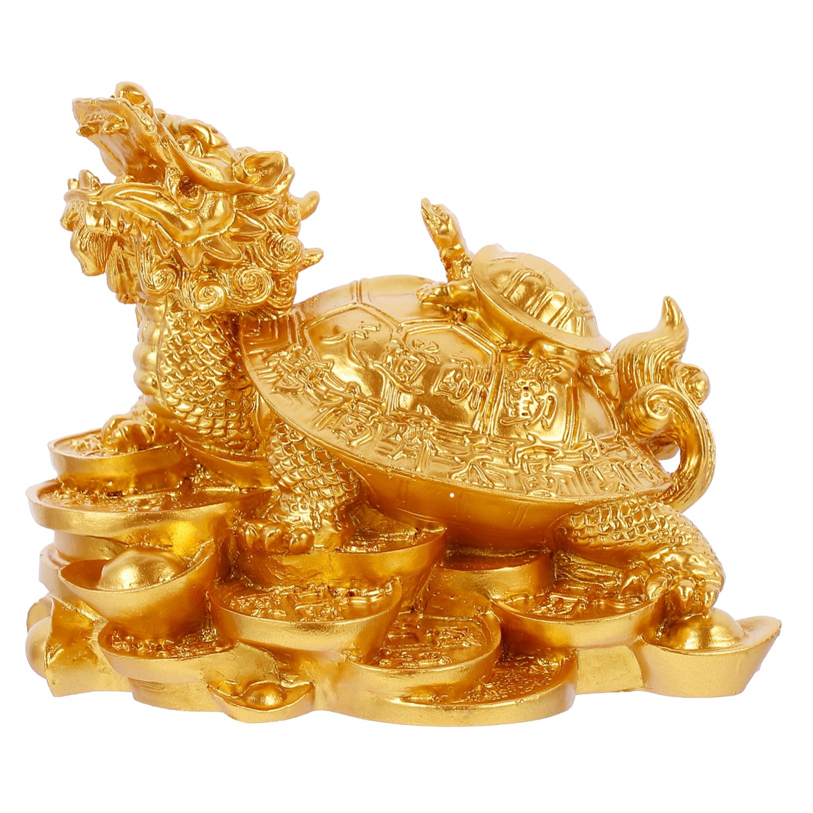 Statue Tortue et Dragon Feng Shui figurine symbolique pour offrir en cadeau
