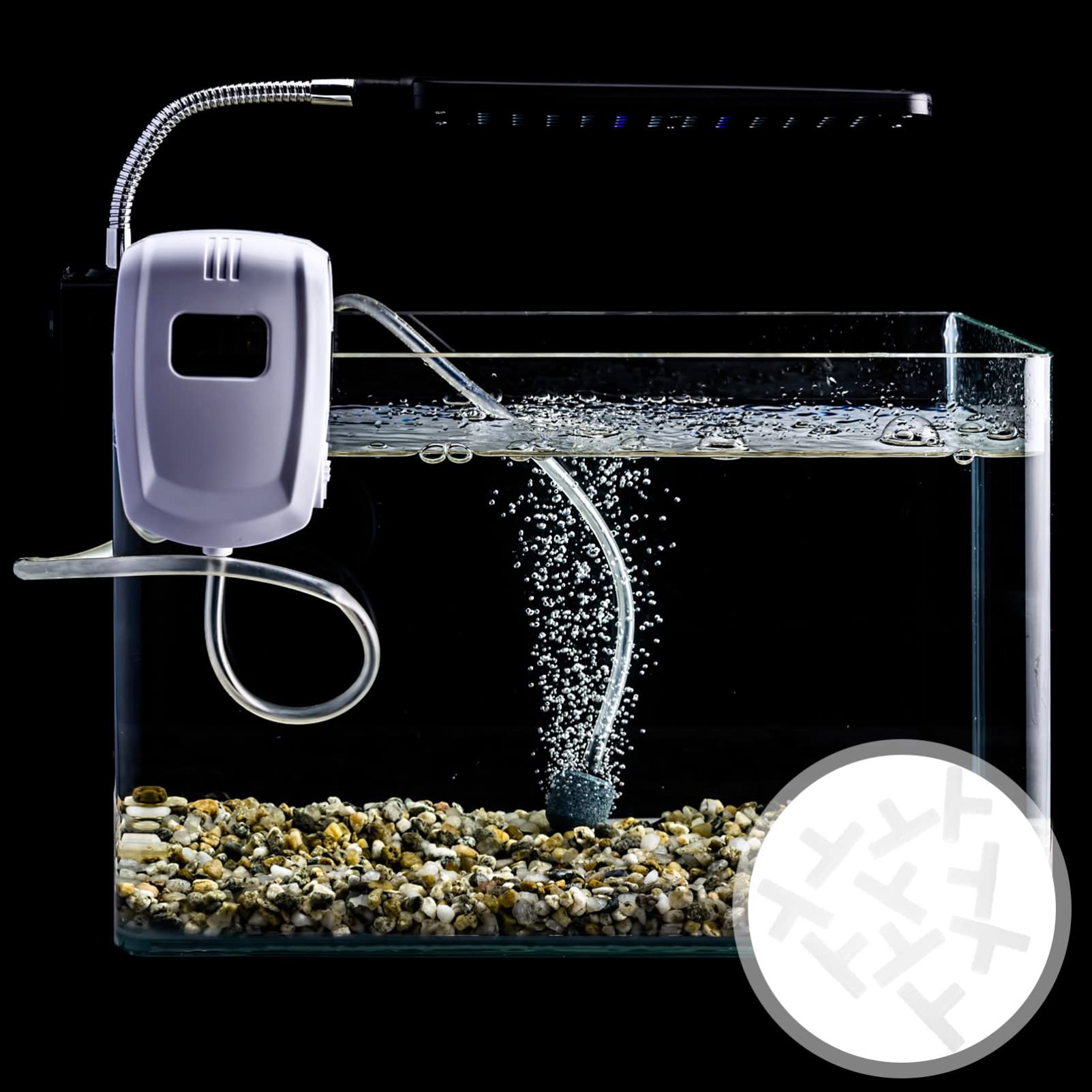 Kisangel Conector De Manguera Barb De Accesorio De Adaptador T para Manguera De Agua Flexible Y Duradero para De Piscina Y Jardinería Material Resistente Duración 10 Piezas*4