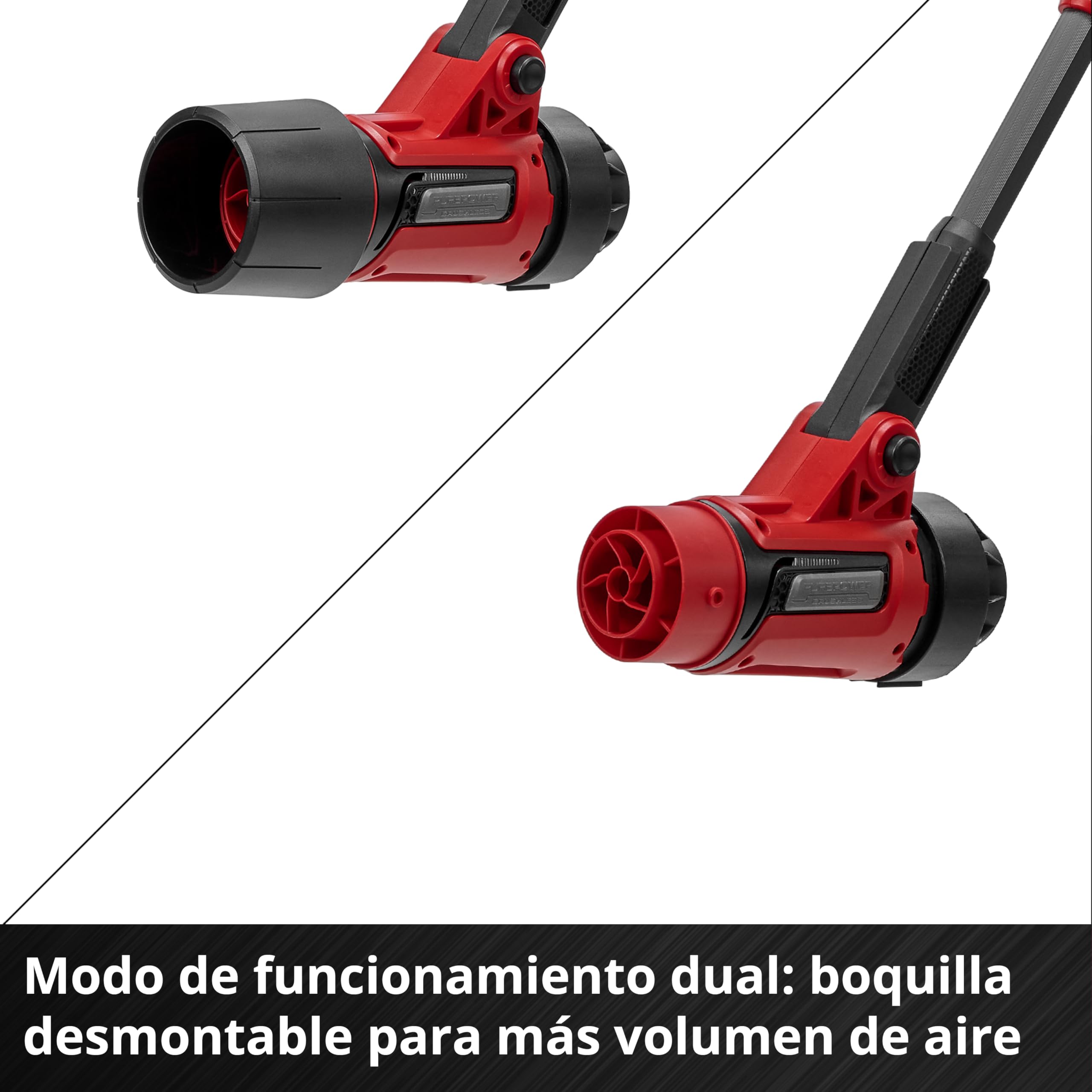 Einhell Professional soplador de Hojas con batería GP-LB 36/270 Li E BL-Solo Power X-Change (36 V, 270 km, Velocidad del Aire, brushless, regulación de Velocidad, Accesorio de soplado, sin batería)
