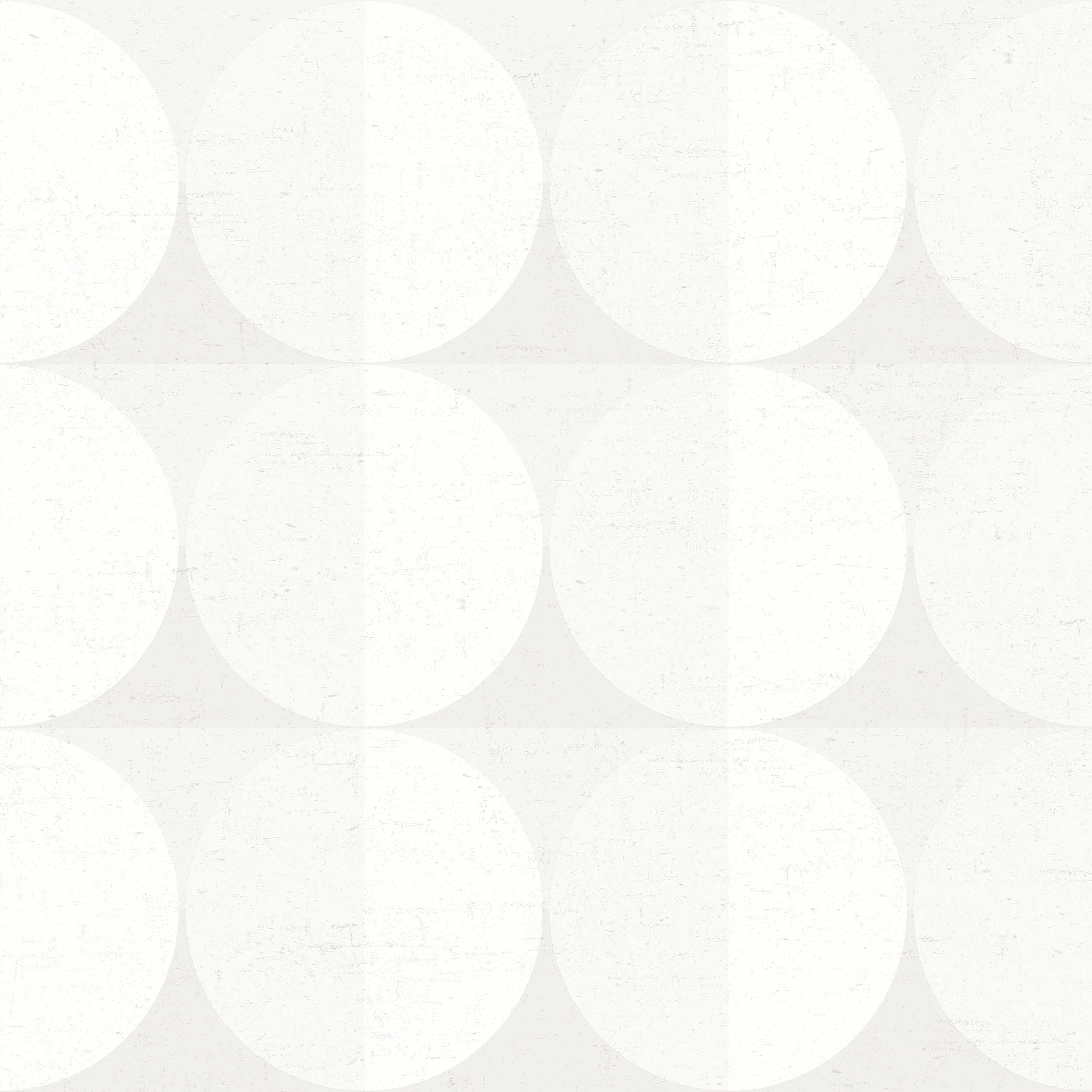 Papier peint non-tissé blanc masquant pour rénover un mur abîmé avec motif géométrique chic
