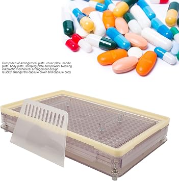 Size 0 Empty Capsule Filling Plate Capsule Filling Plate with Holes Capsule Filler Capsule Holder Empty Capsules Capsule Filling Machine Capsule Filling Aid Empty