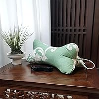 Vista 8 de Almohadas cervicales y cervicales con forma de hueso de perro con funda extraíble lavable con bucles en cualquier extremo para automóvil, autobús