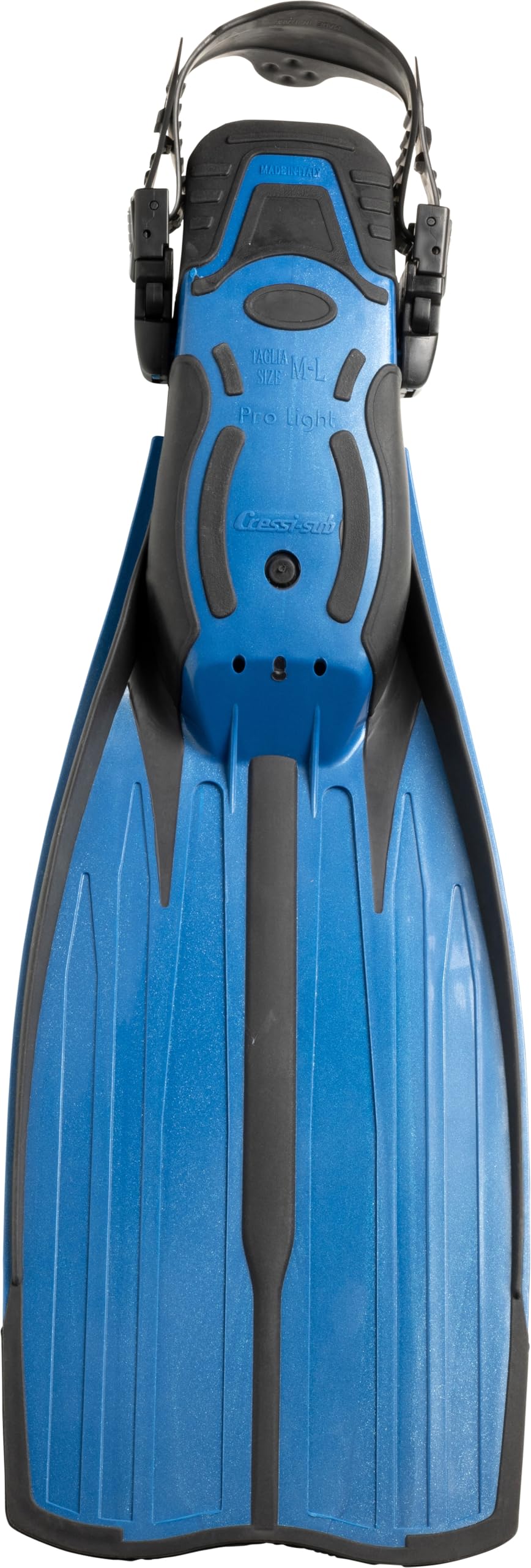 Cressi Pro Light - Aletas para Buceo con talón Abierto, Fabricadas en Italia, Calidad Italiana Desde 1946