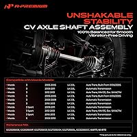Vista 2 de A-Premium Conjunto de eje de eje CV compatible con Mazda 3 2005-2013, 3 Sport 2009-2013, 5 2006-2010, transmisión automática, lado del pasajero