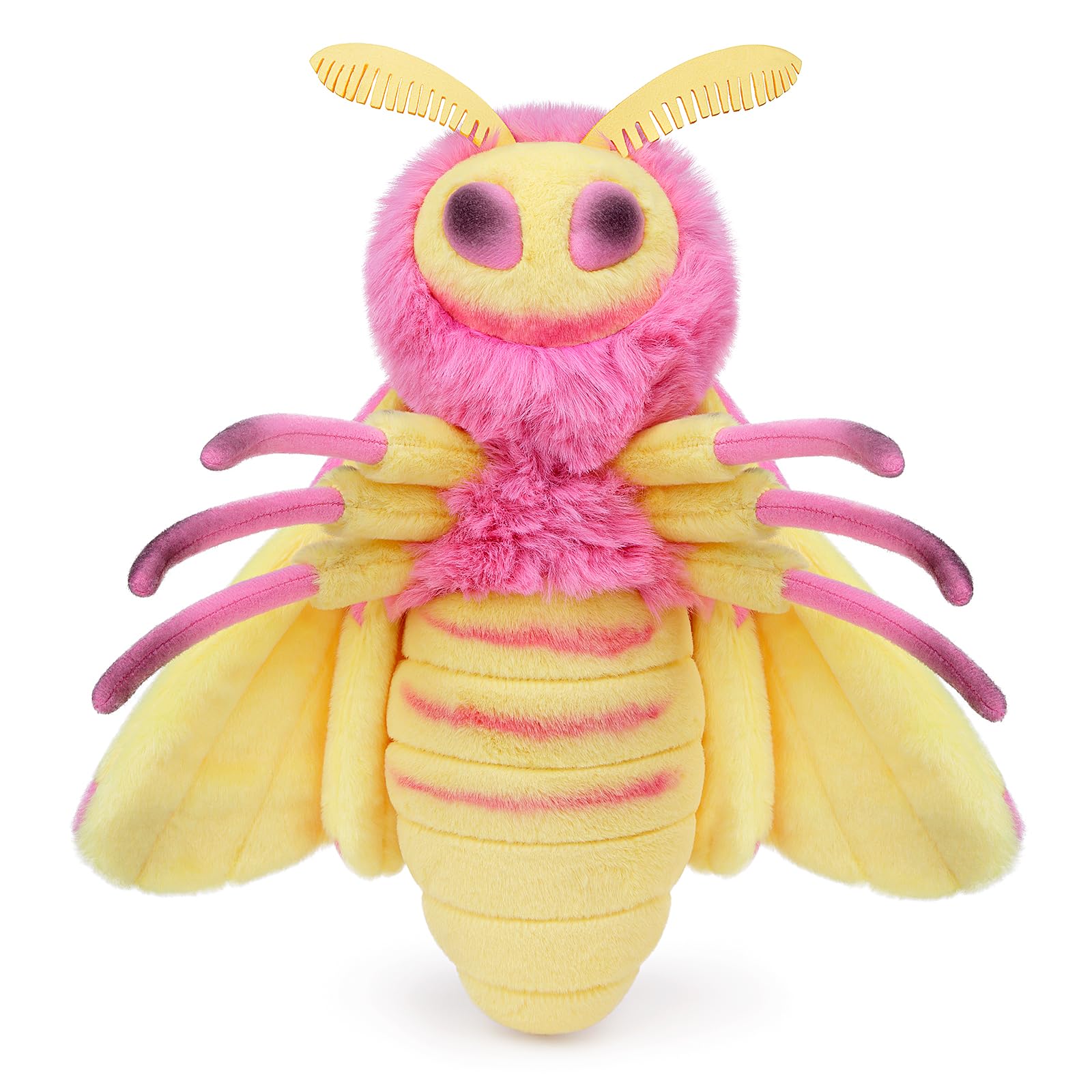 lilizzhoumax Simulation Leopard Moth Plush Toy 10.62inch Soft Realistic Leopard Moth Stuffed Animal Plush Toy for Kids Insect lovers Boys and Girls Gifts Home Decoration — view 15