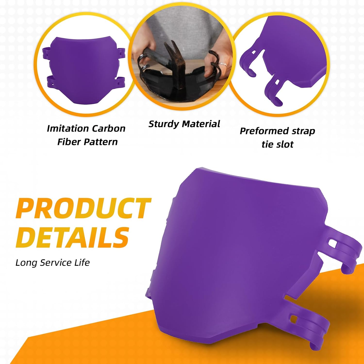 CHANGCHENG Electric Dirt Bike Front Number Plate License for Ebike Talaria Sting MX3 MX4 MX5/Surron Light Bee X S/E Ride Pro/Super 73/X160/X260/Ridstar Q20/Tutti Soleil 01 -Purple