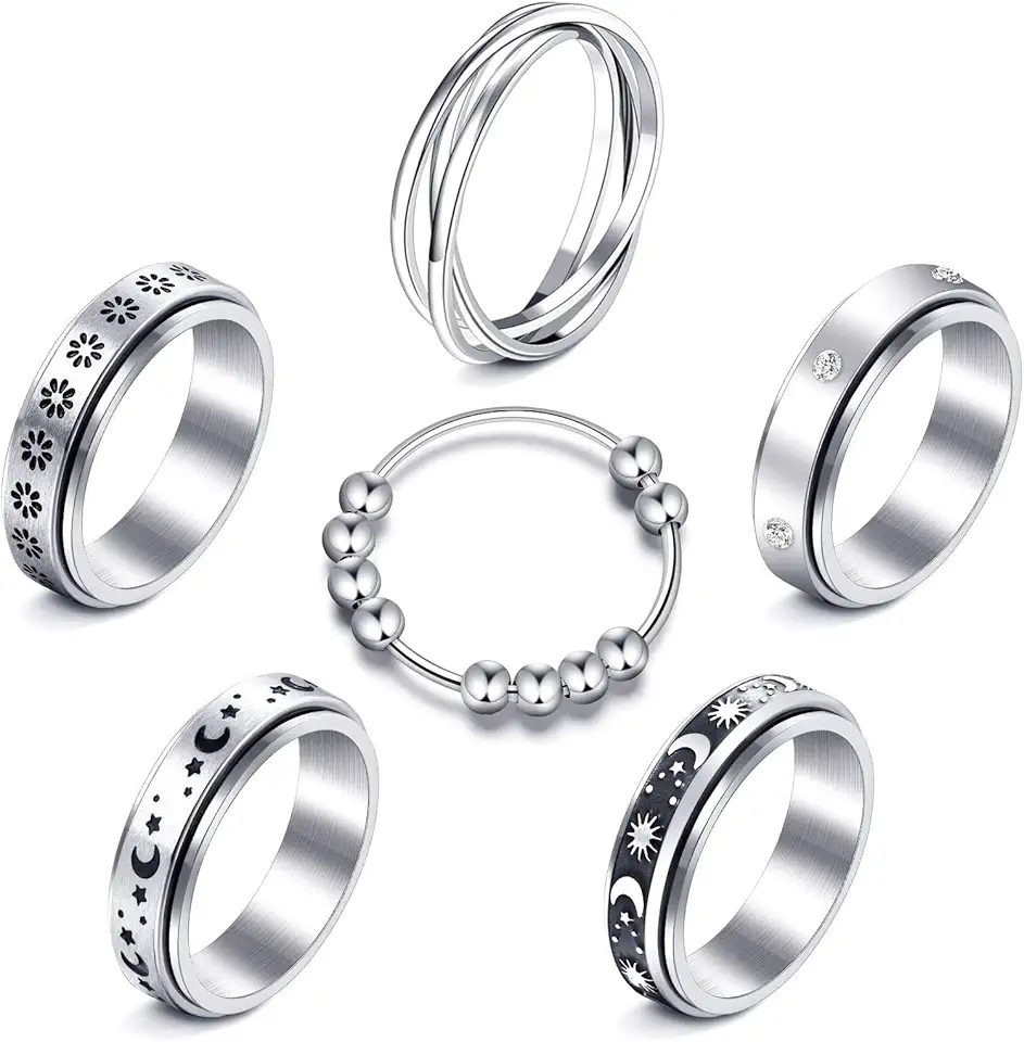 Anxiety Relief Fidget Ring