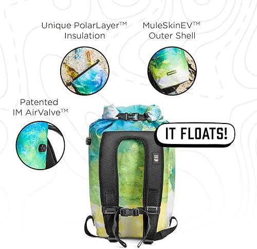 Miniatura 3 de ICEMULE Jaunt - Mochila enfriadora plegable  Manos libres, 100% impermeable, más de 24 horas de refrigeración, enfriador de lados suaves