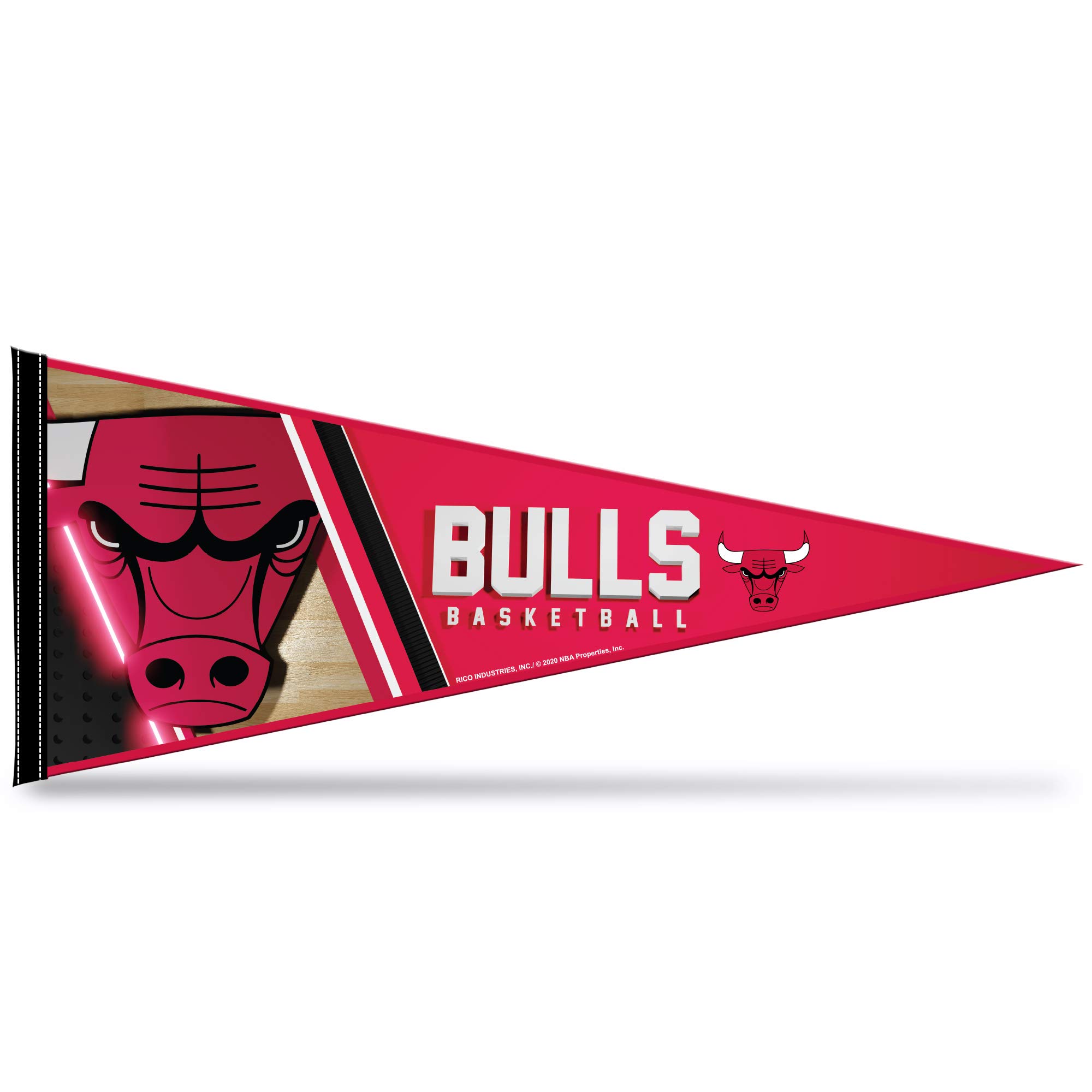 Rico Industries NBA Basketball Primary 12" x 30" Felt Wall Décor Pennant - Great for Home/Bed Room/Man Cave Décor