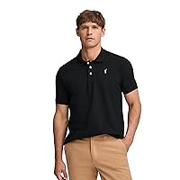Polo Club Polo Manica Corta Uomo Nero Regular Fit Maglietta 100% Cotone
