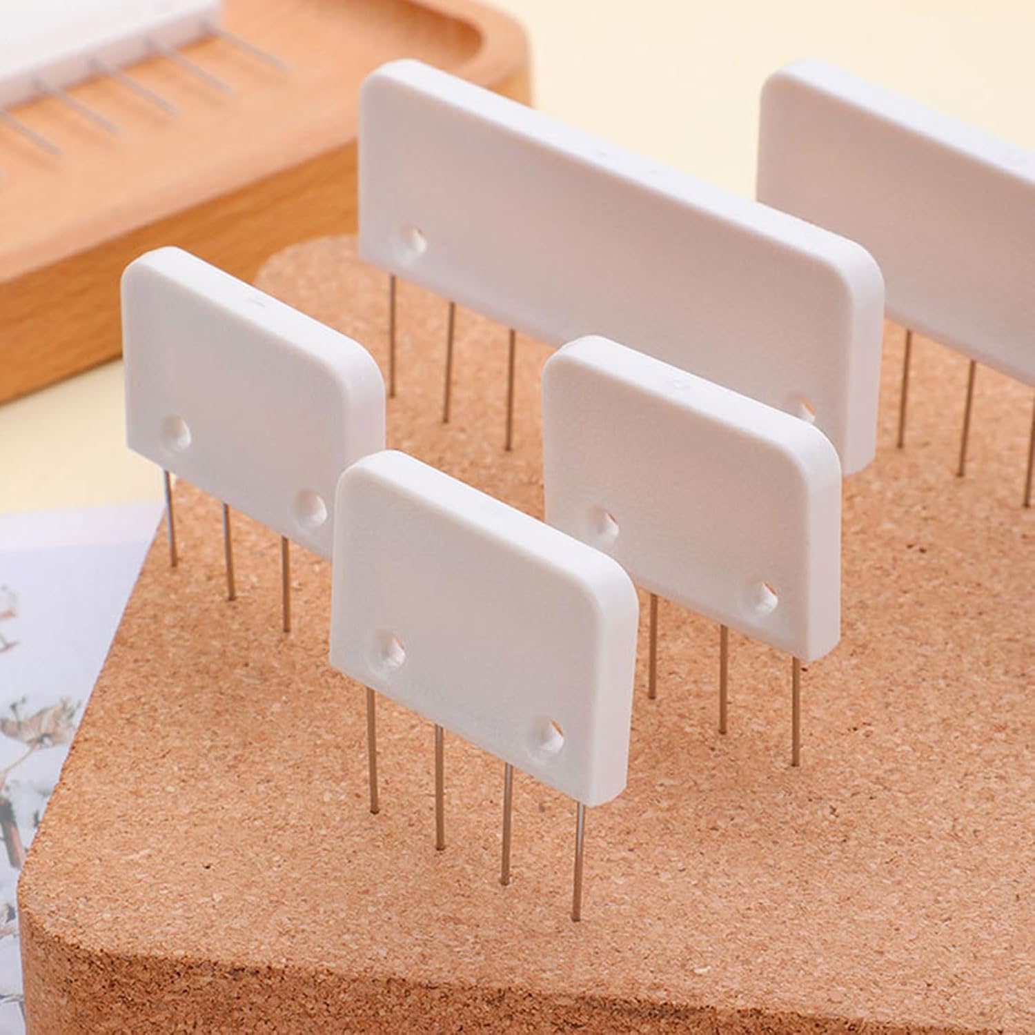 Knit Blocking Combs Set Knitting Accessories Knit Blocking Pins Kits Easy to Use for Crochet Needlework Projects Knit Blocking Pins Knit Blocking Comb Set Blocking Knit Combs Pins Set
