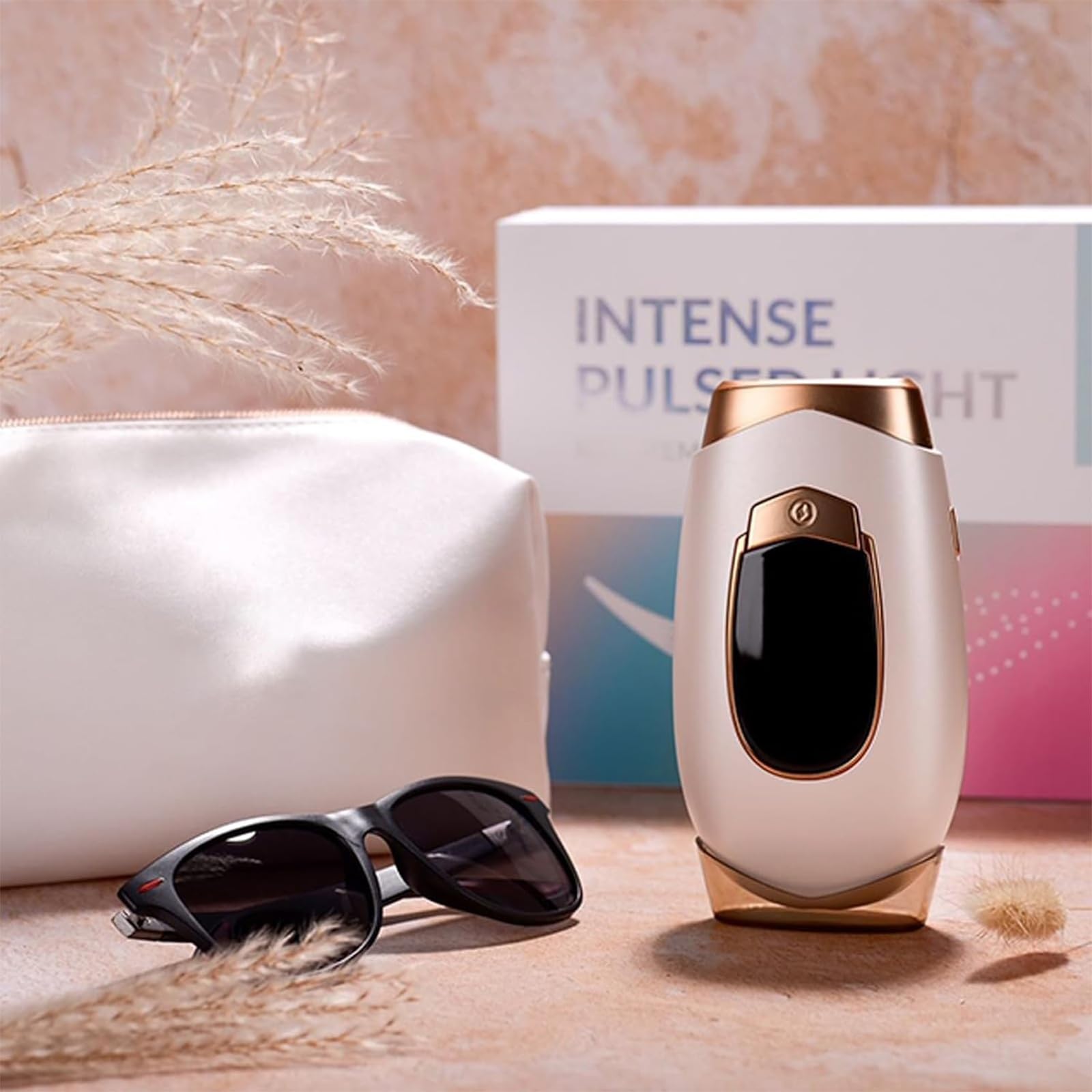 Lumisilk Lumina Pro 2.0 Depiladora Luz Pulsada IPL, Depiladora para Mujer y Hombre con Tecnología IPL, Máquina de Depilación en Casa para Rostro, Piernas, Brazos, Axilas y Bikini(Beige)