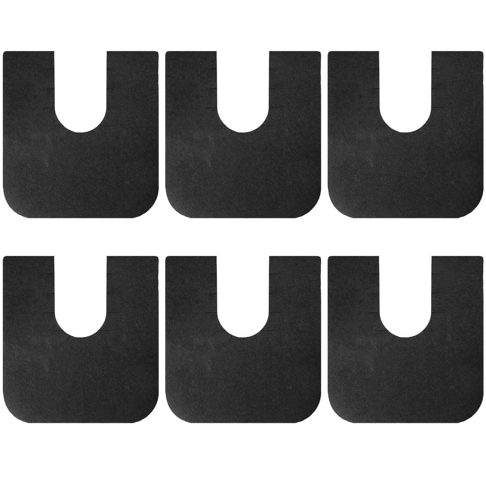 Kixzsaz 6X Non-Slip Rubber Toilet Mat | Absorbent Training Mats Soft Rounded Rug Disposable Toilet Commode Mat