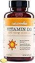 NatureWise Vitamin D3 5000iu (125 mcg) 1 Year Supply for Immune Support, Healthy Muscle Function, and Bone Health - Non-GMO, Gluten Free in Organic Extra Virgin Olive Oil, (Mini Softgel), 360 Count