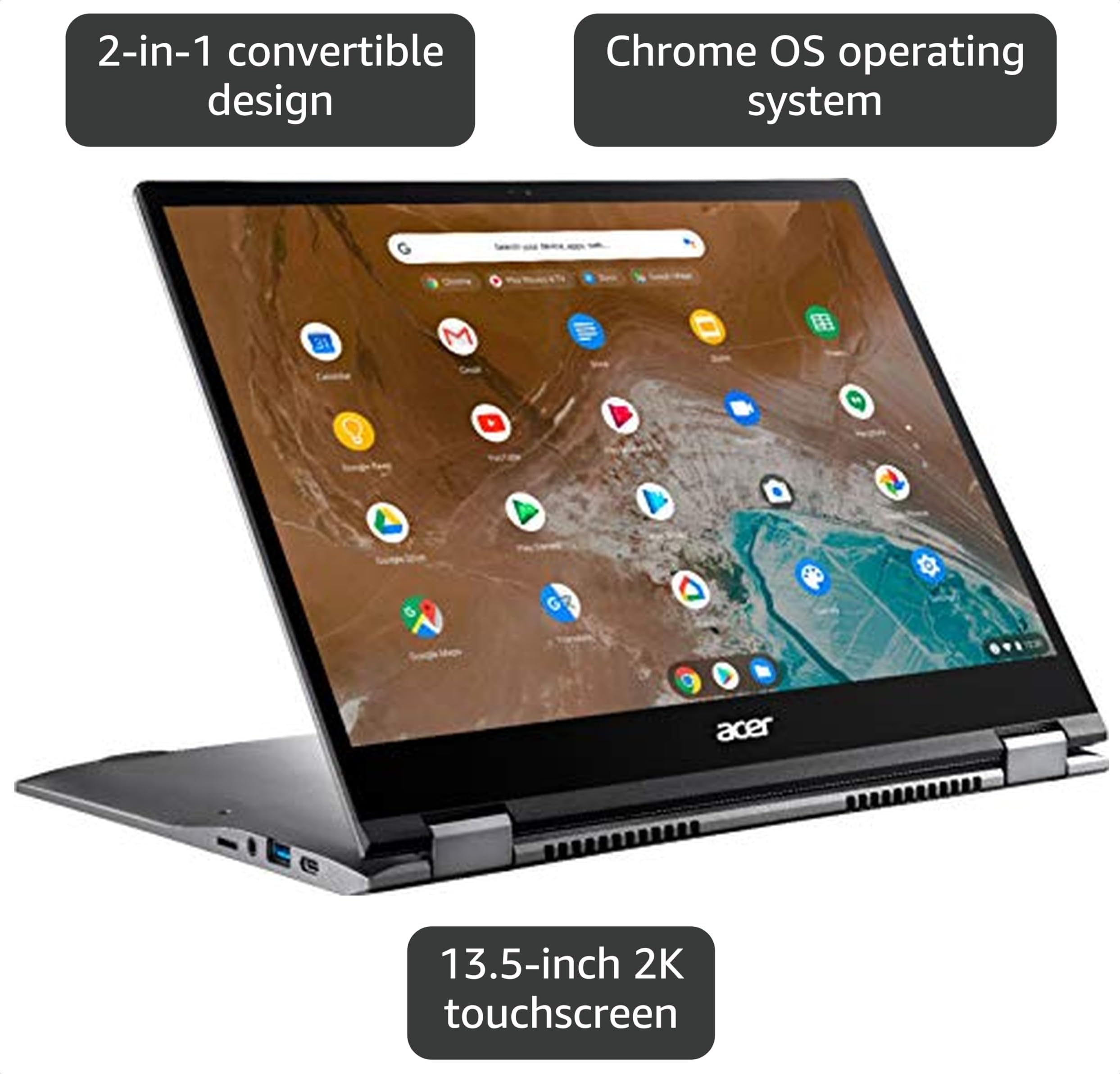 Amazon.com: Acer - Chromebook Spin 713 2-in-1 13.5