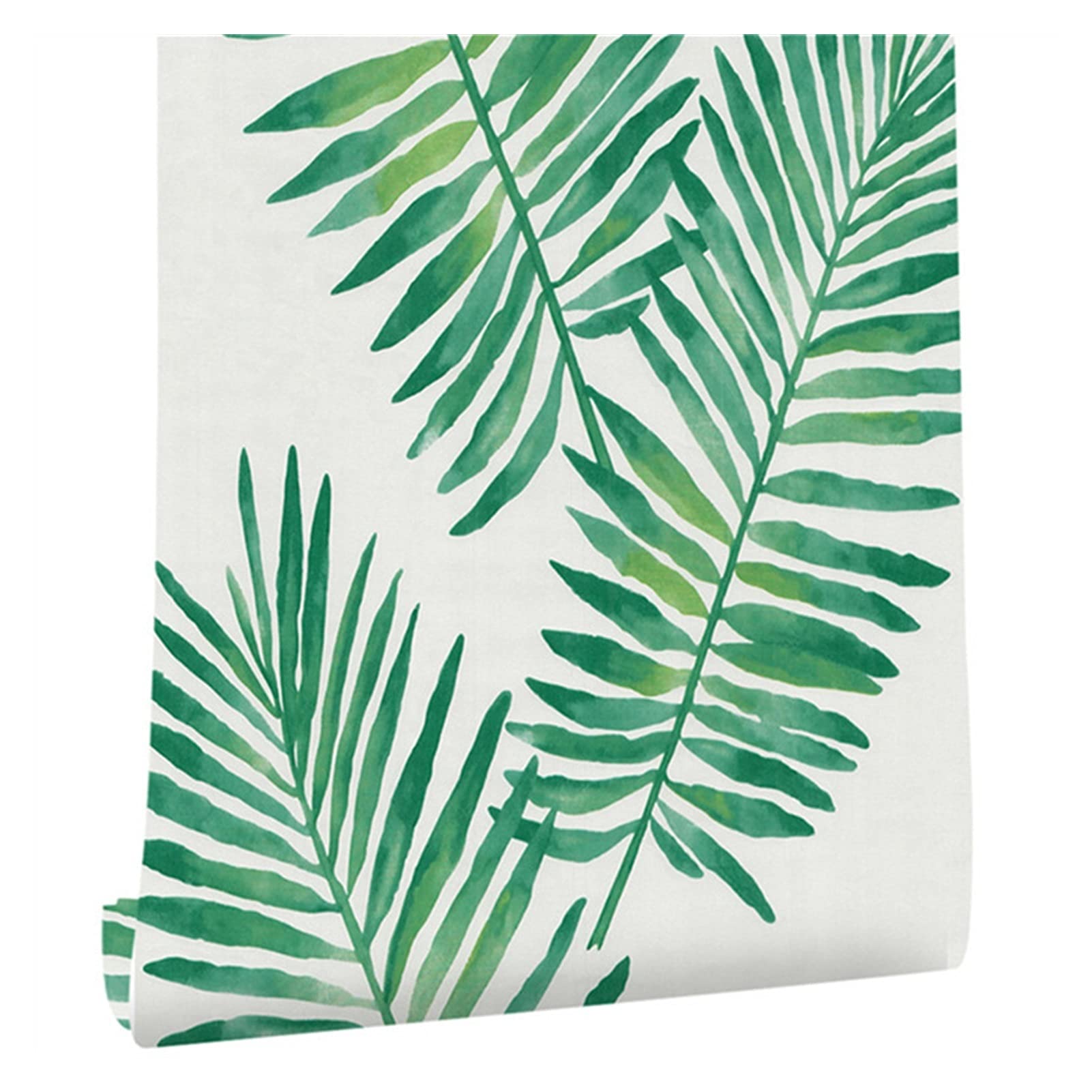 Pegatinas de Pared Papel Pintado de Hoja Verde Autoadhesivo removible Bricolaje Pegatinas de Pared Sala de Estar Dormitorio Decoración Art Mural Home Design Adhesivos Pared