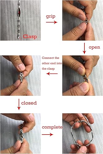 Miniatura 8 de Pulseras de alerta médica de corazón para mujeres pulseras médicas con grabado personalizable gratuito