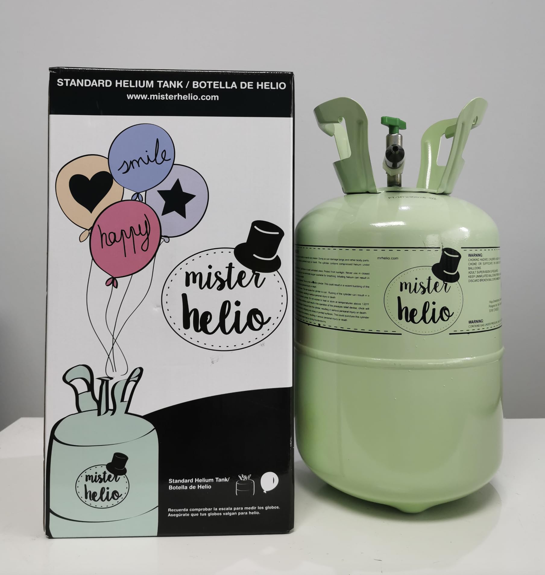 Bouteille d'hélium de 0,25 m3 (ballons non inclus)