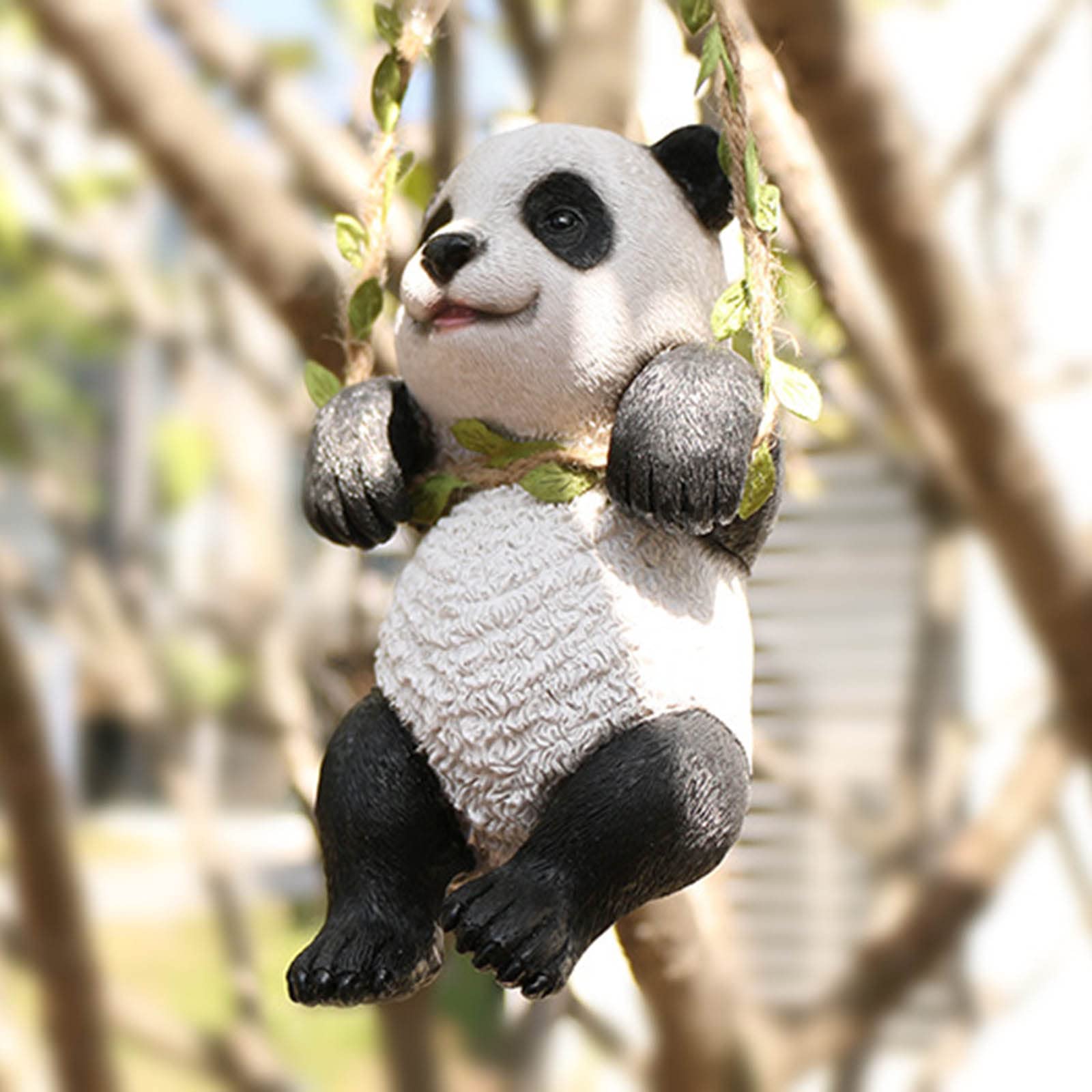 Lot De 8 Figurines Pandas Mignons Pour Jardin Féérique – Déco Miniature étanche En PVC