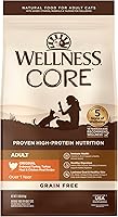 Vista 11 de Wellness CORE Alimento seco para gatos adultos de interior y exterior, sin granos, natural, pavo original, harina de pavo y pollo (bolsa de 5 libras)