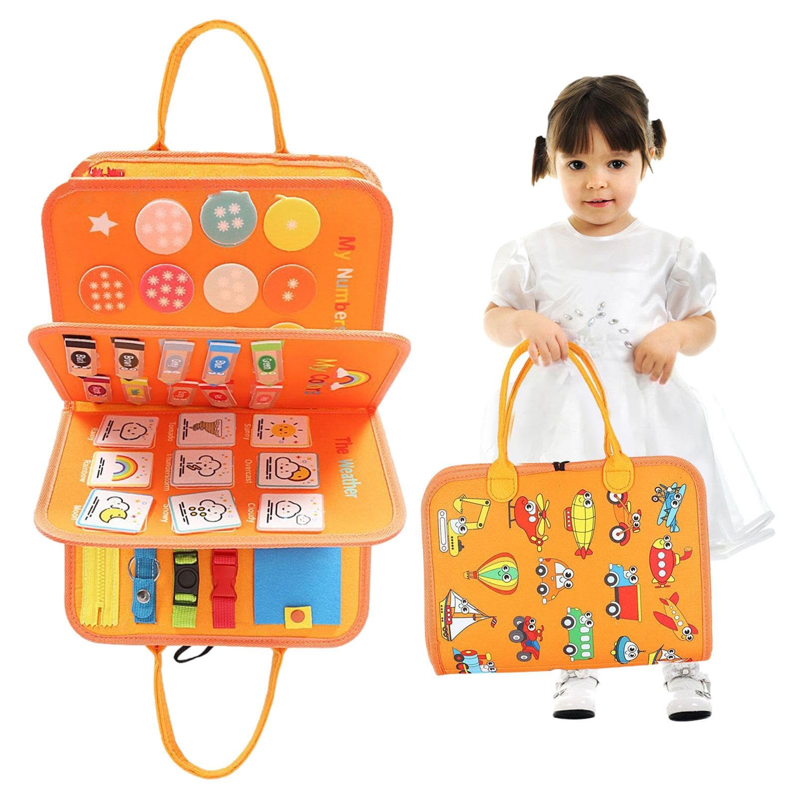 Amazon.co.jp: 幼児用ビジーブック、350gのモンテッソーリおもちゃの
