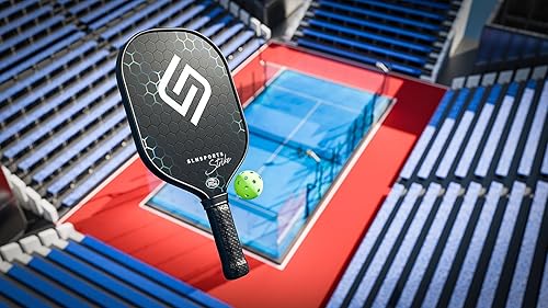 Miniatura 7 de Paletas de pickleball  Juego de 2 raquetas de fibra de carbono aprobadas por USAPA  Estuche de transporte, 4 bolas  Raquetas de pickleball para