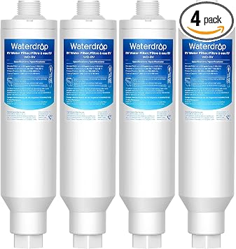 Waterdrop RV Inline Water Filter, Garden Hose and Camper Water Filter