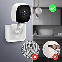 Vista 3 de 2 Pack Adhesive Wall Mount Bracket for Tapo Camera C100 C110, Strong Adhesive Durable Camera Mount Stand, No Drill No Screws Easy to Install