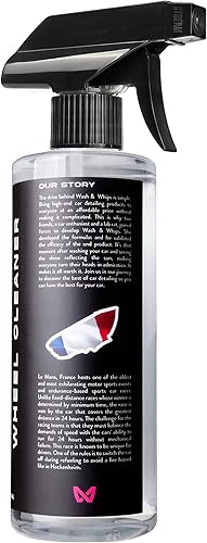 Miniatura 8 de WASH&WHIPS Le Mans Limpiador de ruedas, lavado de neumáticos y llantas para polvo de frenos, suciedad y mugre, fórmula profesional para limpieza