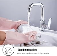 Vista 5 de Rubber Gloves for Household, Dishwashing Gloves for Kitchen, Reusable