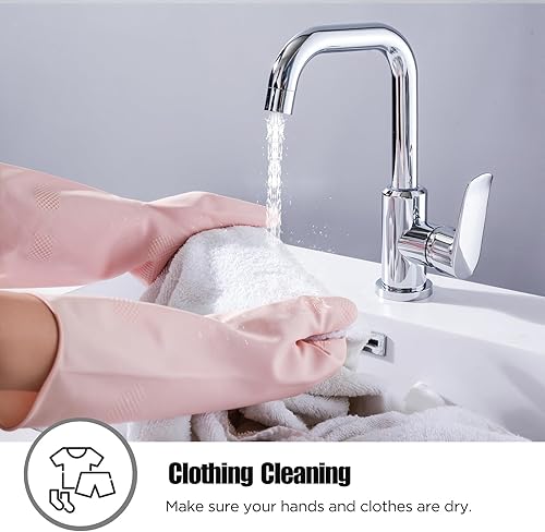 Miniatura 5 de Rubber Gloves for Household, Dishwashing Gloves for Kitchen, Reusable