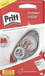 Pritt Corretivo em Fita Compact Roller, Corretivo Escolar Usado Para Correções Simples, Fita Corretiva Versátil, 4,2mmx10m