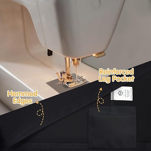 Miniatura 4 de BRILLMAX Paquete de 4 manteles de elastano ajustados color negro, manteles elásticos de 6 pies para manteles plegables rectangulares de 6 pies, tela