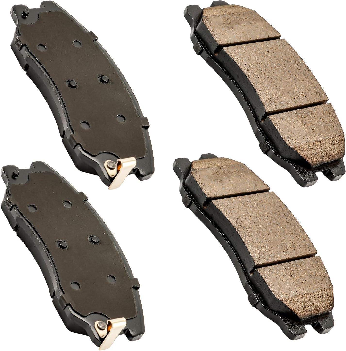 PHILTOP Ceramic Front Brake Pads For Saturn Vue 2008-2010, 4 Pcs replace # D1264