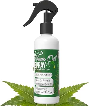 Organic Neem Oil Spray 500ml   Natural Insect & Fungal Protection for Plants, Horses & Pets | Fly Repellent, Leaf Shine & Skin Soother | Eco-Friendly & Natural 500ml