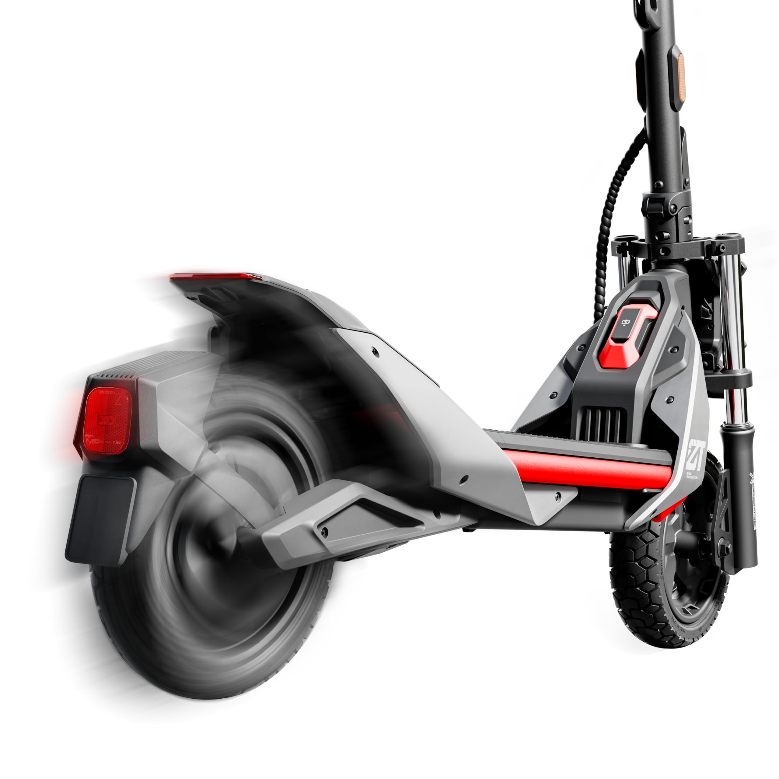 Segway-Ninebot, Monopattino Elettrico, Modello ZT3 PRO I per adulti, 25 km/h velocità massima, 70 km autonomia, Il controllo in frenata