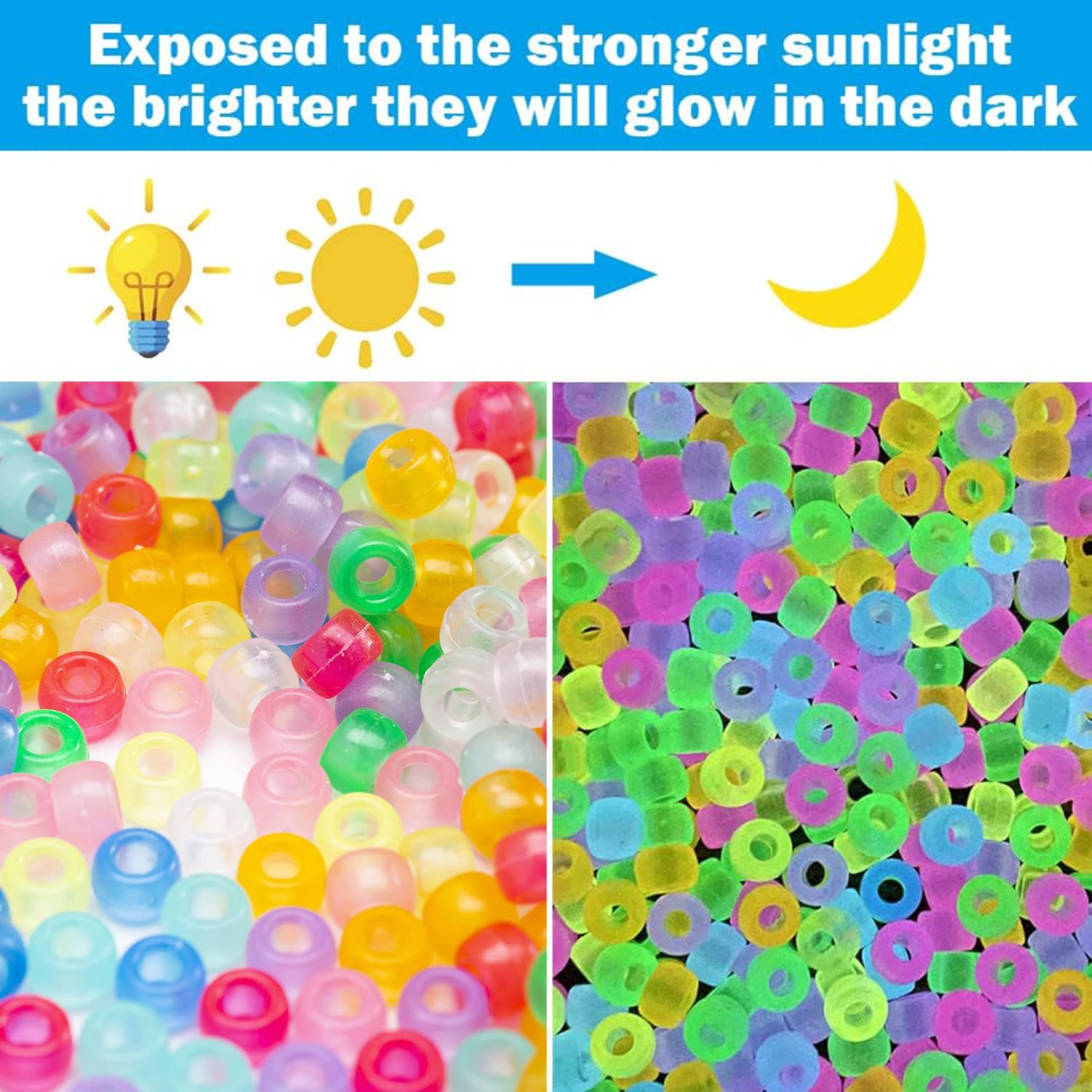 Jusqu'à 57% 1 Ou 2 Kits De Perles Phosphorescentes