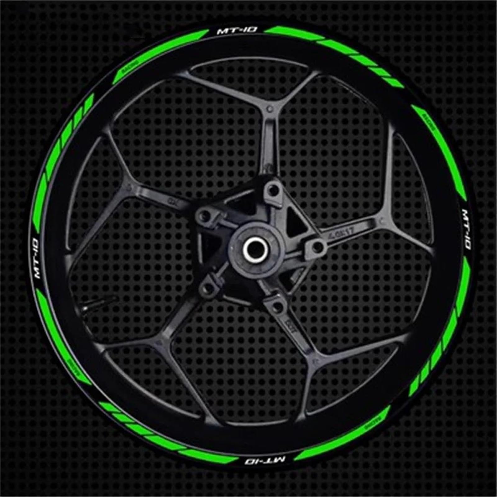 Wheel Stickers Motorcycle Wheel Reflective Decal for MT10 MT-10 MT 10 2022 Stripe Tape Sticker Rim Stickers Hub Decals Rim Reflective Decal