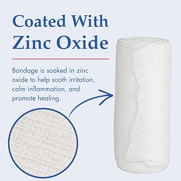 Henry Schein Unna Boot Bandage, Zinc Oxide, Sterile, 3 in x 10 yd, 1 Ct