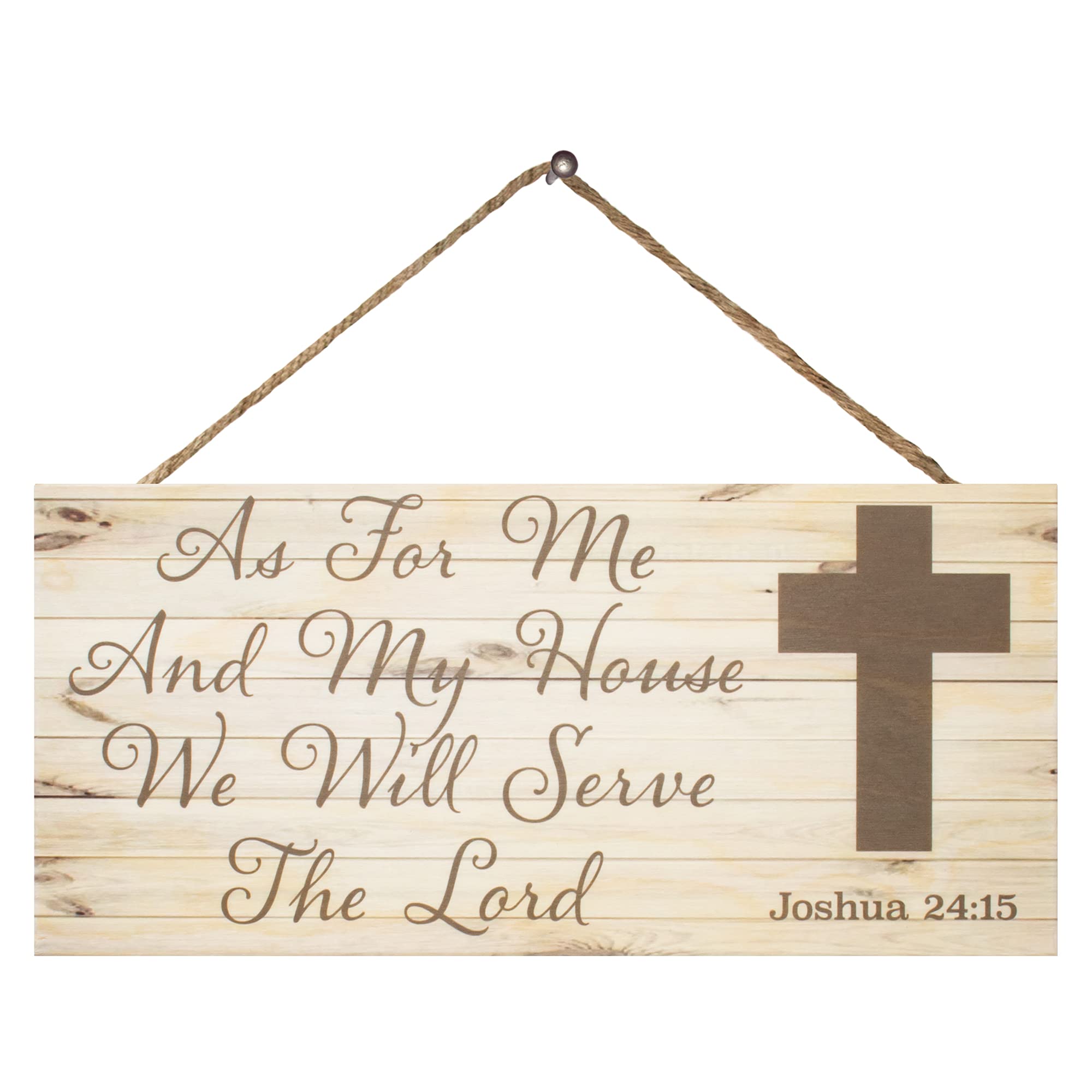 As for Me and My House We Will Serve the Lord Inspirational Scripture Wall Art, Christian Wall Decor, Religious Gifts, Housewarmings