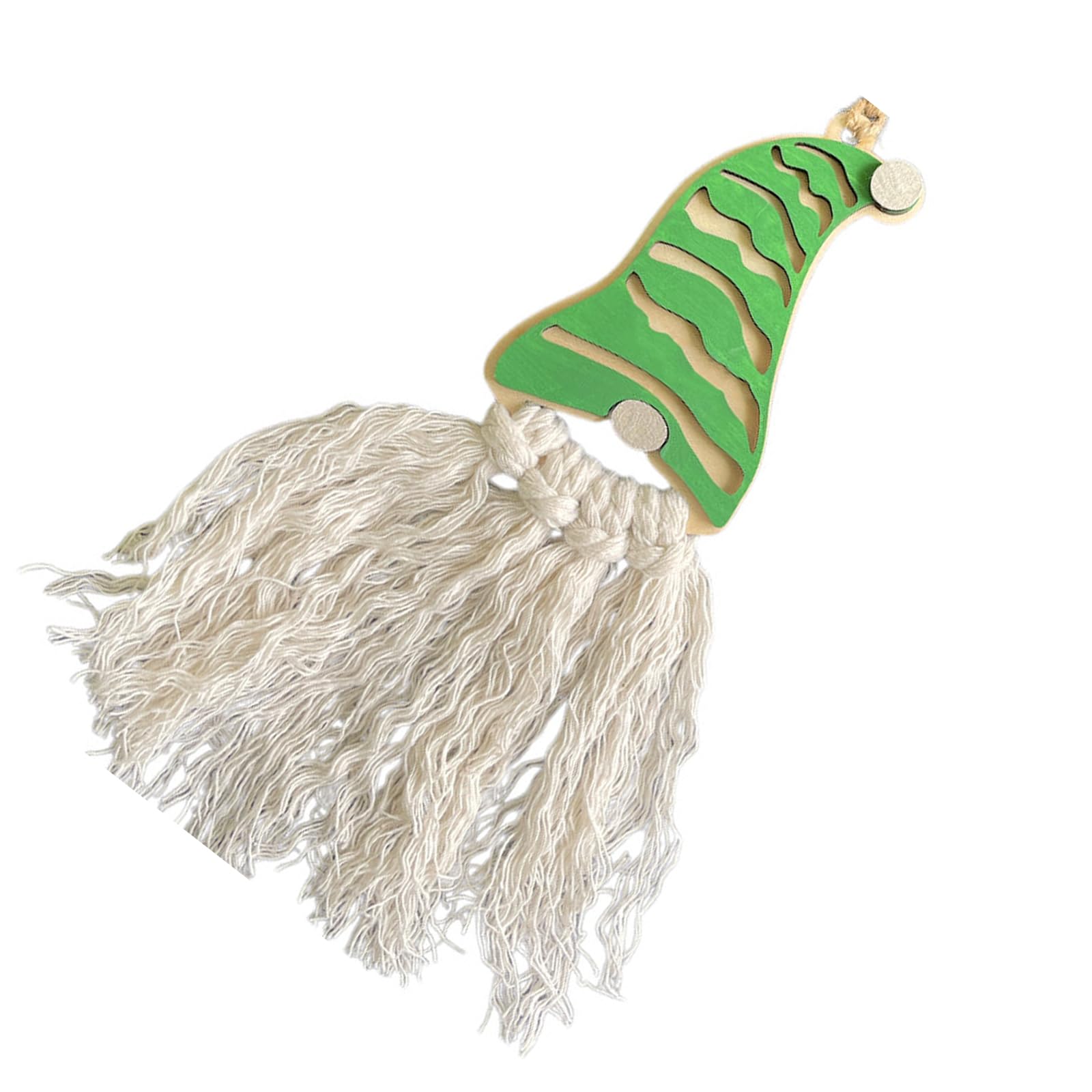 carotoe Christmas Suspended Charm with Running Fringes Oaken Holiday Deck for Inside Use Artisanal Holiday Charm Decoration