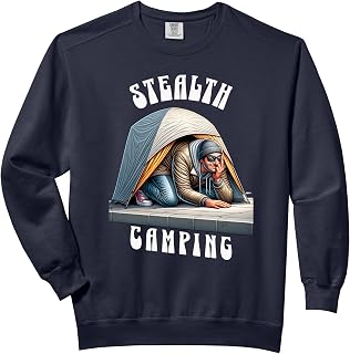 Stealth Camping Comfort Colors Adult Sweatshirt