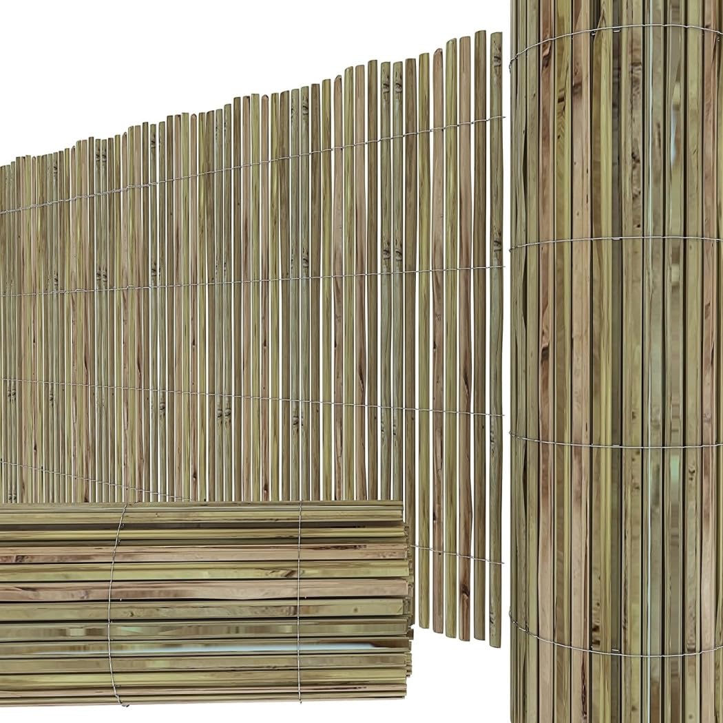 Trade Shop - Arella Canniccio Recinto Cannette Bambù Spaccato 3x1.5mt Giardino Terrazza Ombra 017850 -