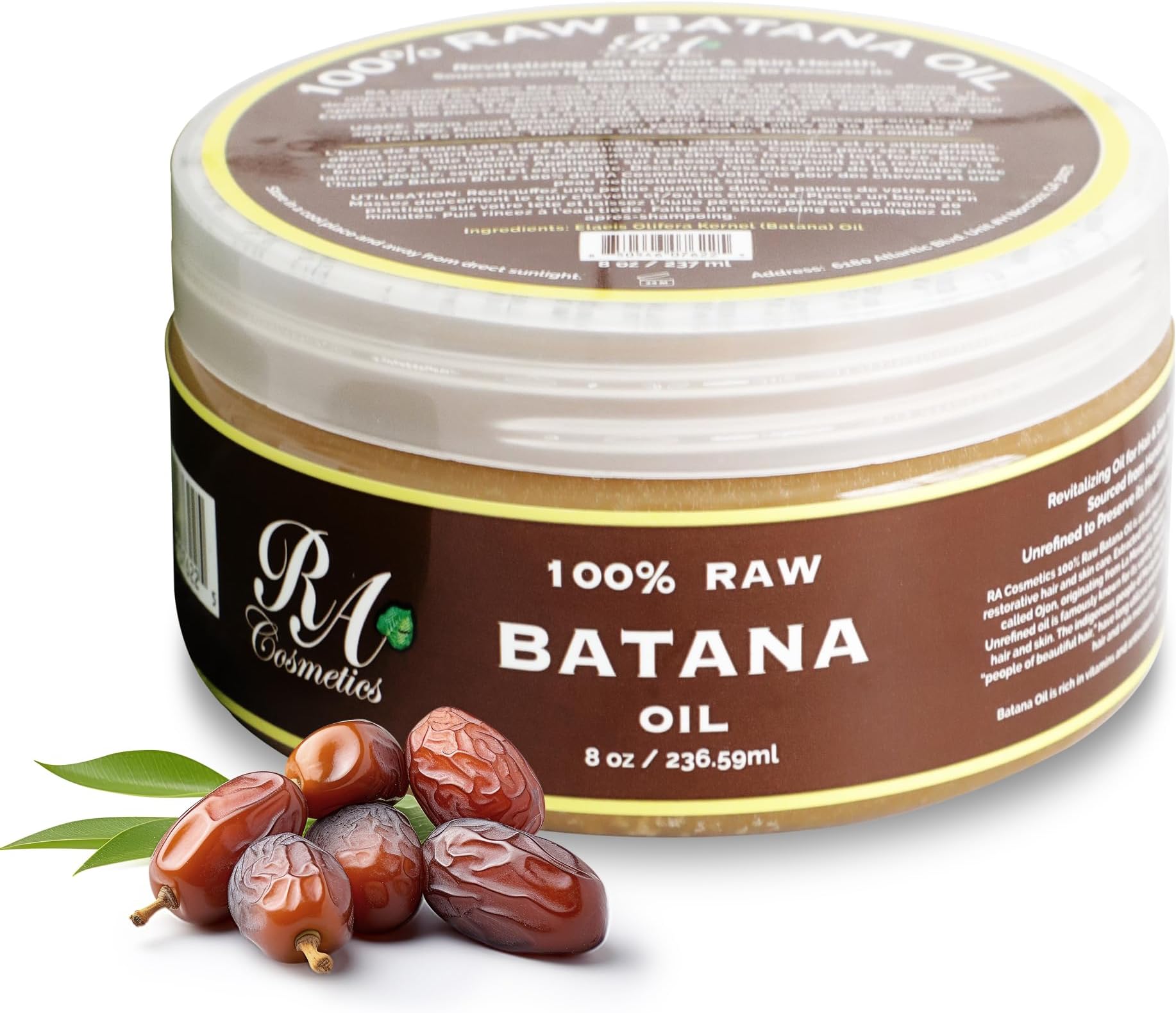 100% Natural Batana Hair Oil 8 oz