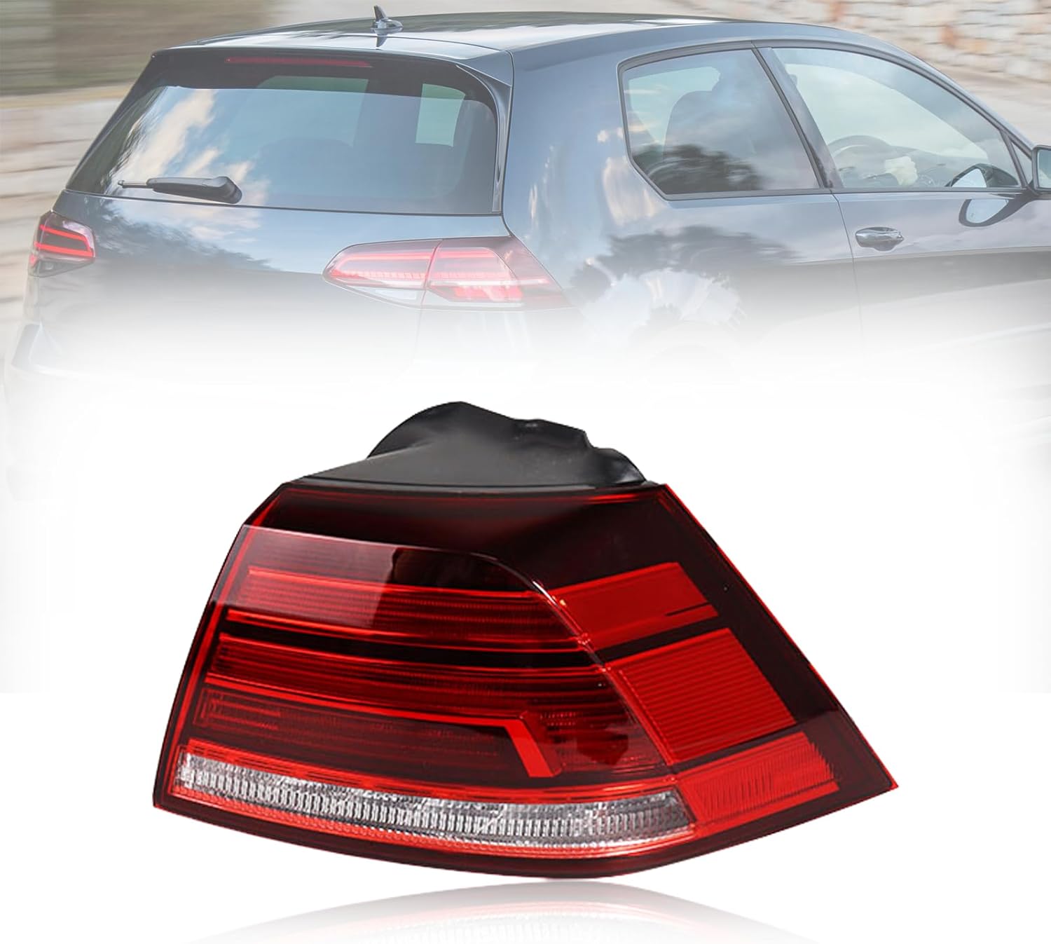 Tail Light for Volkswagen VW Golf 7.5th 2018 2019 2020 Low Configuration Right Outside