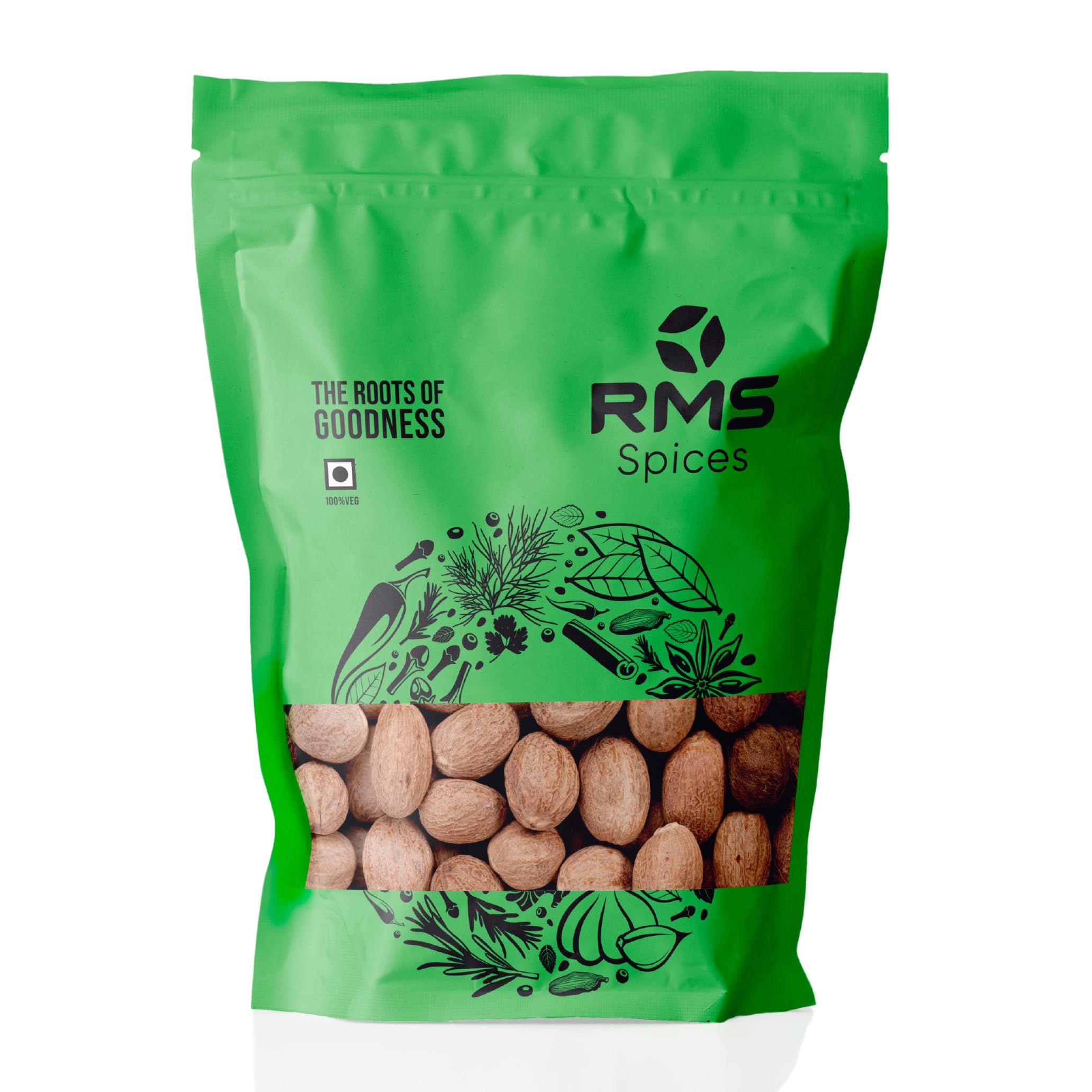 RMS 100% Natural Whole Nutmeg (No Shell) - 500 Grams| Nutmeg Spice Whole Nut Without Shell, Jaiphal, Jathikka | Fresh, Aromatic Spice for Baking & Cooking | From Idukki, Kerala (B0D4QWPRNZ) Amazon Price History, Amazon Price Tracker