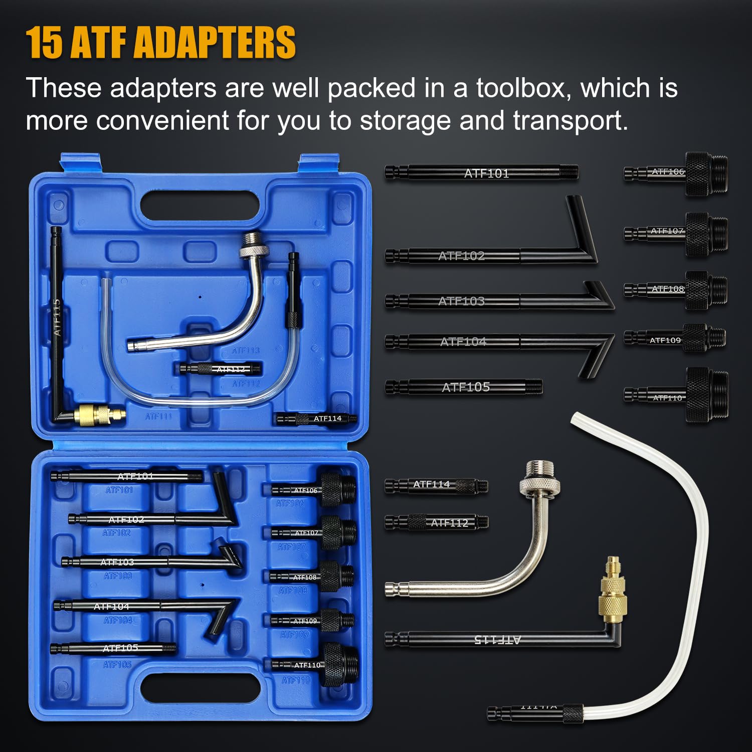 ATF Refill Kit With Adapters Orion Motor Tech 7.5L (2 Gal) Manual ...