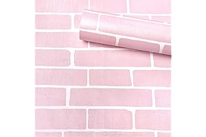 ZAMNEA Peel & Stick Wall Paper, Brick Pattern Self-Adhesive Liner for Kitchen,...