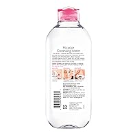 Vista 9 de Agua micelar Garnier, limpiador facial hidratante y desmaquillante, adecuada para pieles sensibles, vegana, sin crueldad animal, 13.5 fl oz (400mL)