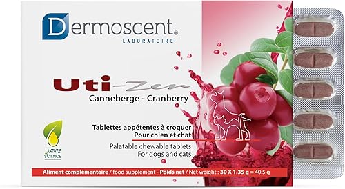 Q Vet Dermoscent Uti-Zen 30 tabletas masticables